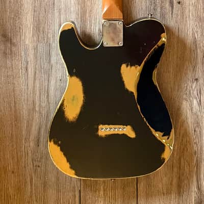 Big River “Liam” • Heavy Aged Black over Metallic Gold Top Nitro • R.Maple/Rosewood • Onamac Pick Ups image 10