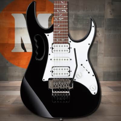Ibanez Steve Vai Signature 6 String Electric Guitar - Black (JEMJRBK) image 1
