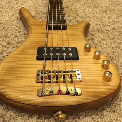 Warwick FNA 5 String Bass 1998 Natural (Wenge Neck / Fingerboard, OHSC) image 1