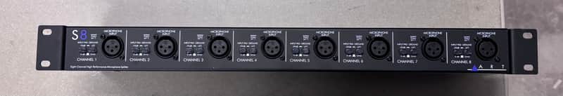 ART S8 Rackmount 8 Channel Microphone Splitter 2009 - Present - Black image 1