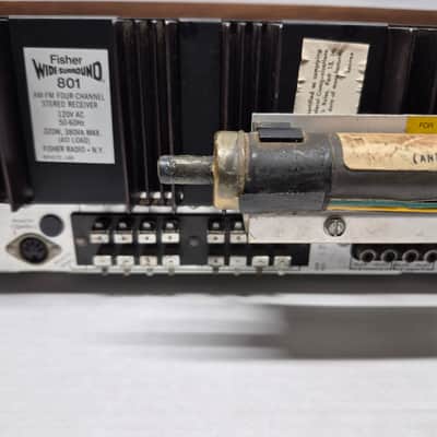 Fisher 801 Quadraphonic receiver 1972 - Oiled Walnut Veneer image 14