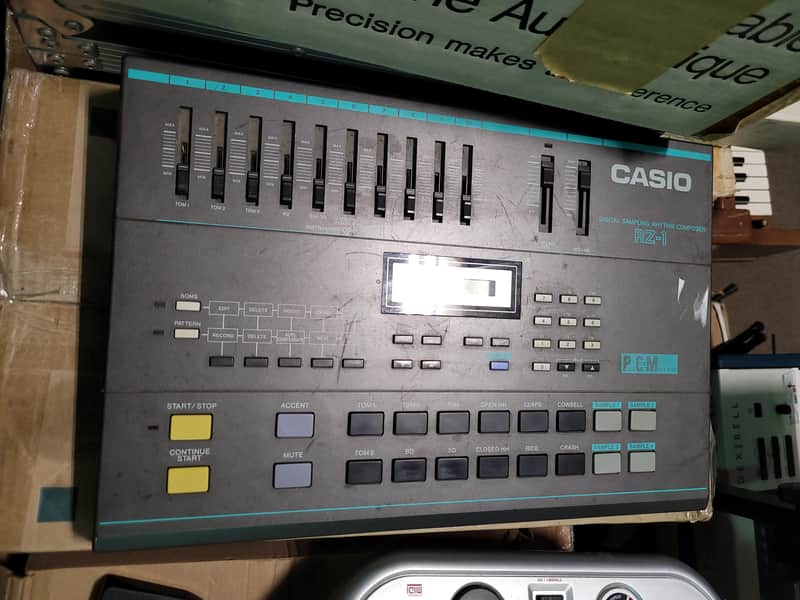 Casio RZ-1 Digital Sampling Rhythm Composer Sampler Drum Machine image 1