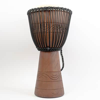 Meinl Percussion African Style Rope-tuned Djembe - 10 inch - Light Brown image 3