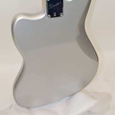 2017 Squier Vintage Modified Jaguar Bass Special SS, Silver image 11