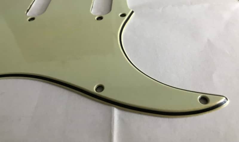Crazyparts Celluloid Nitrate Aged 1963-64-65 11 hole Pickguard