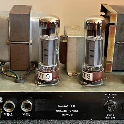 Selmer Treble 'N' Bass 50 MK-II 'Black & Blue' Head 1960's Mullard ECC83's image 10