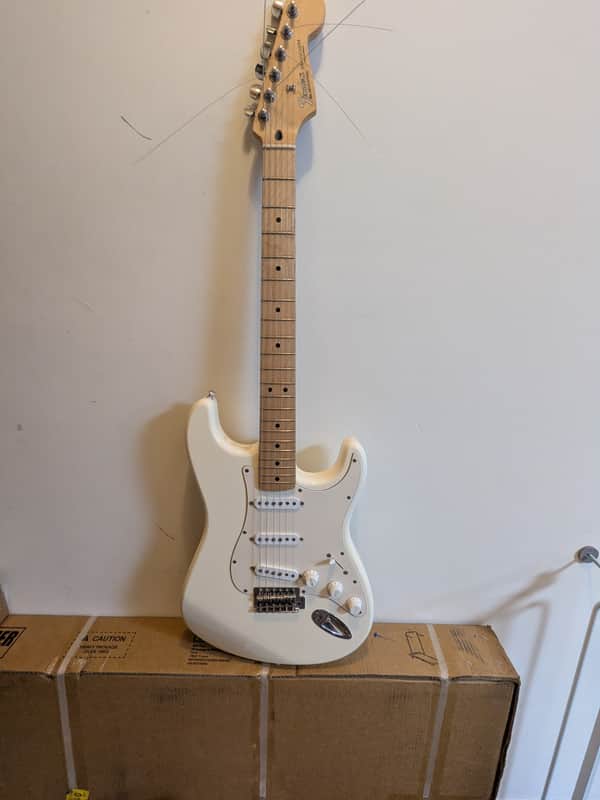 Fender Mexican Stratocaster 2001 -Texas Specials - Olympic White image 1