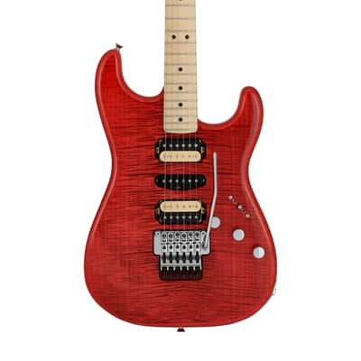 Fender Michiya Haruhata Stratocaster Electric Guitar, Maple FB, Trans Pink image 4