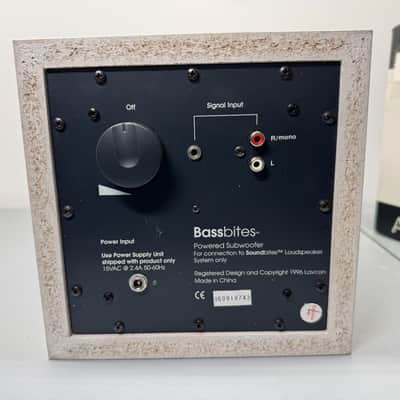 KLH Bassbite BB 1.0 Subwoofer Powered Sub Home Audio Vintage White - Open Box image 4