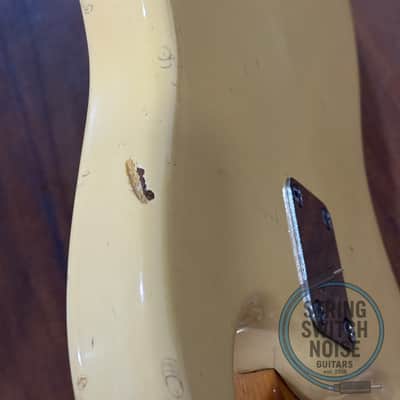 Mosrite Avenger Guitar, The Ventures Model, Aged White, MIJ 1970s image 20