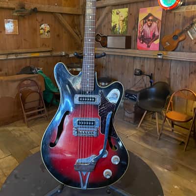 Teisco EP-10T 1960’s - Red burst image 1