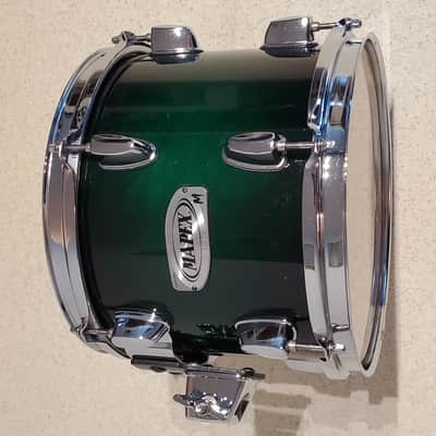 Mapex M 8"x8"inch Tom Drum W/Mount - Lacquered Green Fade - Gorgeous Clean A+ image 6