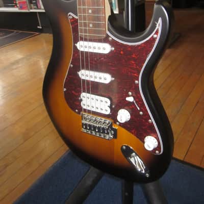 Cort G Series G110 Double Cutaway Electric Guitar Open Pore Sunburst Bild 9