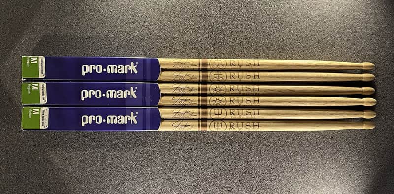 Pro-Mark Neil Peart 747 Time Machine Limited 3 pair set 2010's - Laquer image 1