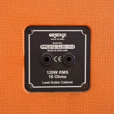 Orange PPC212 120-Watt 2x12" Guitar Cabinet 2002 - Present - Orange image 5