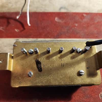 Vintage Dimarzio PAF Pickup 1979 Square Tab Cream Super Clean image 3