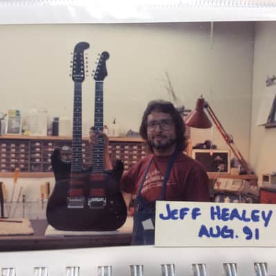Jeff Healey's 1991 Fender Custom Shop Double Neck Larry Brooks image 2