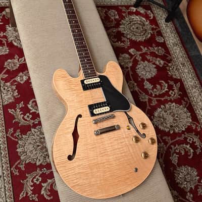 Gibson ES-335 Dot Figured Antique Natural 2004 w/ OHSC - Seymour Duncan Pickups image 10