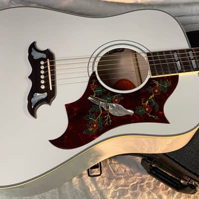NEW! Gibson Acoustic Custom Shop Dove Acoustic-Electric Guitar - Alpine White - Authorized Dealer 5.2lbs - G06616 image 4