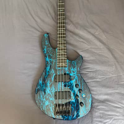 Schecter C-4 Silver Mountain 2021 - Present - Corrosive Cobalt image 1