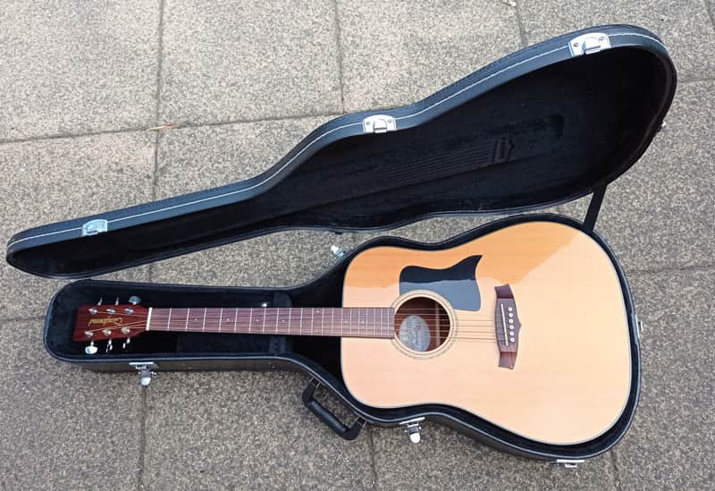 Tanglewood TD8 Solid Top Nashville Dreadnought Acoustic Guitar with Hard case image 1