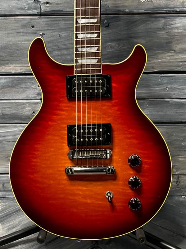 Used Hamer USA 1985 Double Cutaway Sunburst Special Electric Guitar with Hamer Case image 1