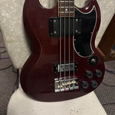 Gibson EB-3 with Slotted Headstock 1969 - 1972 - Cherry image 1