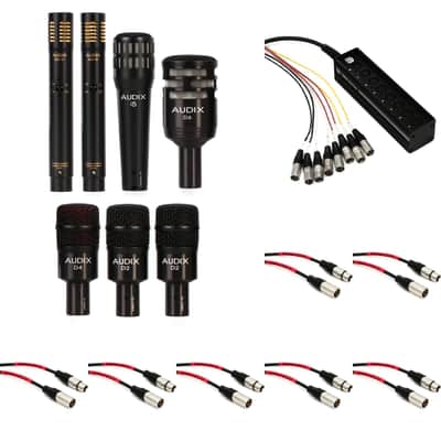Audix DP7 7-piece Drum Microphone Package with Snake and Cables image 1