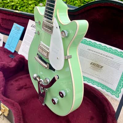 ✮ULTRA RARE✮'15 Gretsch G-6134 Double Cut PENGUIN Ltd ✮BROADWAY JADE✮1 of 25✮Jet image 15