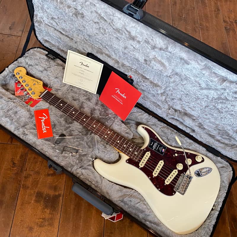 Fender American Professional II Stratocaster Rosewood RW 2021 Olympic White US210083681 image 1
