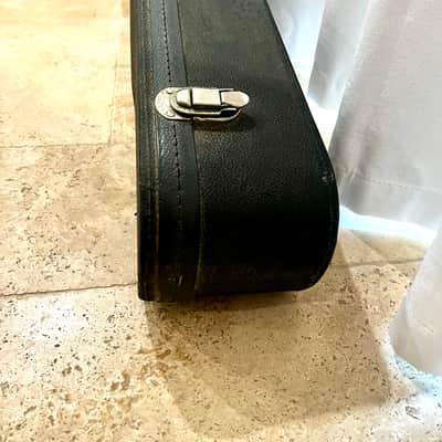 Gibson PB-100 4 String Plectrum Banjo Hardshell Case 1960’s - Bright Blue Plush Interior Lining with key image 20