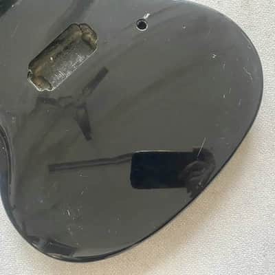 Black Palmer Glossy Black Guitar Basswood Body with Maple Neck, Rosewood Fingerboard image 13