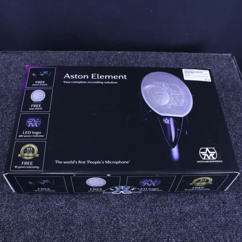 Aston Element Cardioid Large Diaphragm Condenser Microphone 2020 - Present - Black image 1