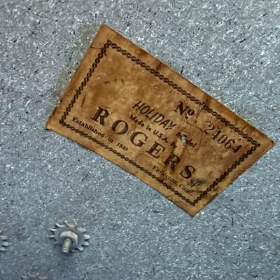 Vintage Rogers Holiday Floor and Mounted Tom Set (Cleveland, Dayton, and Fullerton) image 18