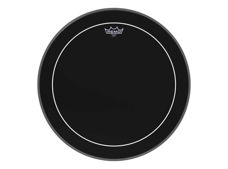 Pinstripe Ebony Bass Drum Head 20" image 1