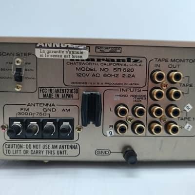 Immagine Marantz SR620 AM/FM Stereo Receiver 1982-1985 - Silver - 6