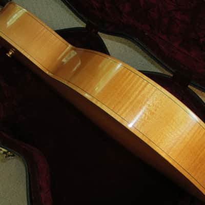 2002 William Gagnon DeVant E Slimline Prototype Archtop Natural w/OHSC image 10