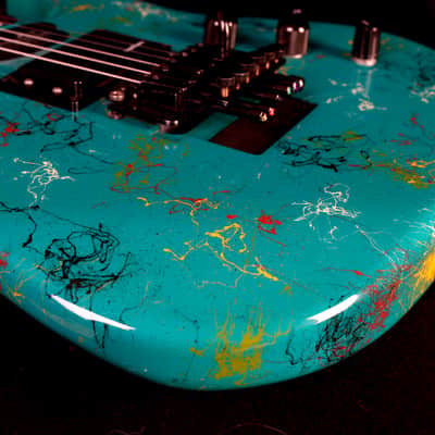 Washburn EC29 1989 - Turquoise image 9