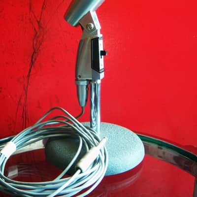 Vintage 1960's Shure 540S dynamic microphone High Z harp mic w Belden cable 575S image 1