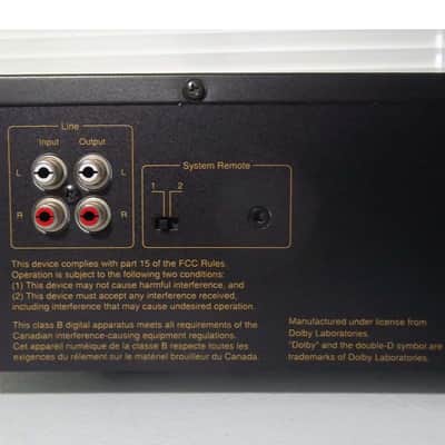 2002 Nakamichi DR-8 Stereo Cassette Deck 1-Owner 120-240 Dual Voltage Low Hours All Belts & Complete Serviced 08-24-2026 Excellent Condition #826 image 8