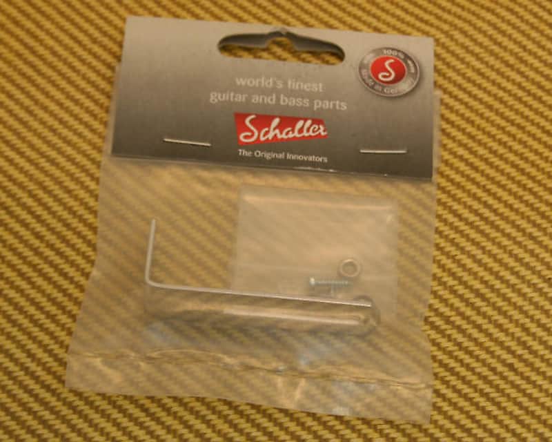 Schaller Guitar Chrome Les Paul Pickguard Angle Bracket & Mounting Hardware HS165 image 1