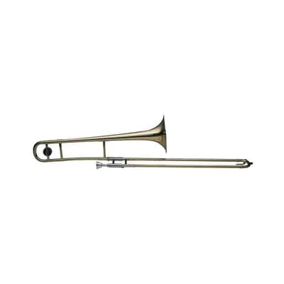 Stagg WS-TB225 Brass Body Key of Bb Tenor Slide Trombone w/Soft Case & Mouthpiece 12C Silver Plated image 2