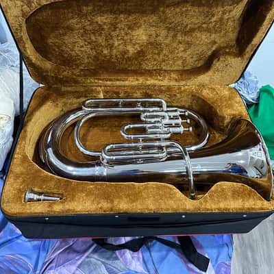 Brand new Euphonium 3 valve Silver Chrome Finish image 2