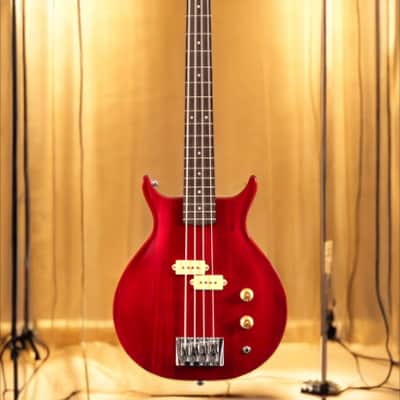Washburn SB4R Wing Series Scavenger Electric Bass w/Gigbag, Trans Red image 3