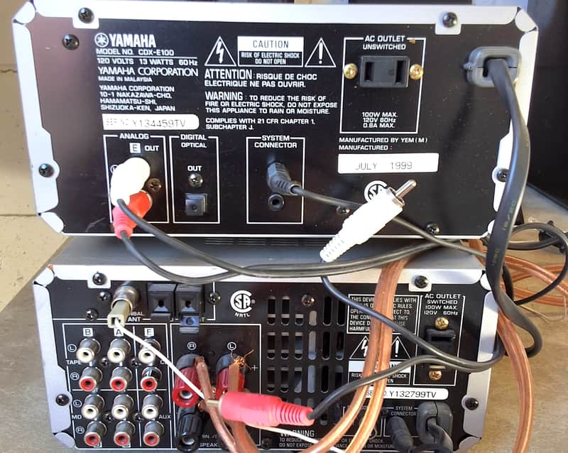 Yamaha CDX-E100 RX-E100 NX-E100 digital receiver,CD player & | Reverb