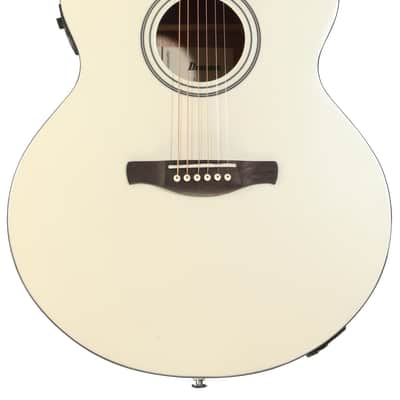 Ibanez AJ70M1E Artwood Jumbo Acoustic-electric Guitar - Pearl White image 2