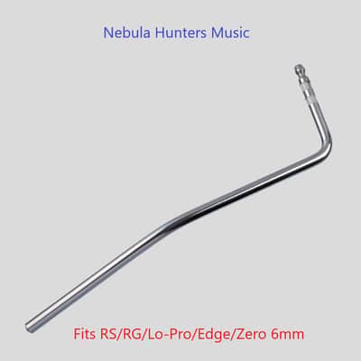 New Ibanez RS/RG Edge Lo-Pro, Zero Tremolo Arm Chrome Push-In Chrome image 13