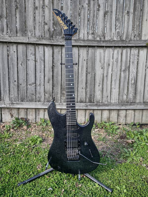 Kramer NightSwan II 1989 Black Sparkle image 1