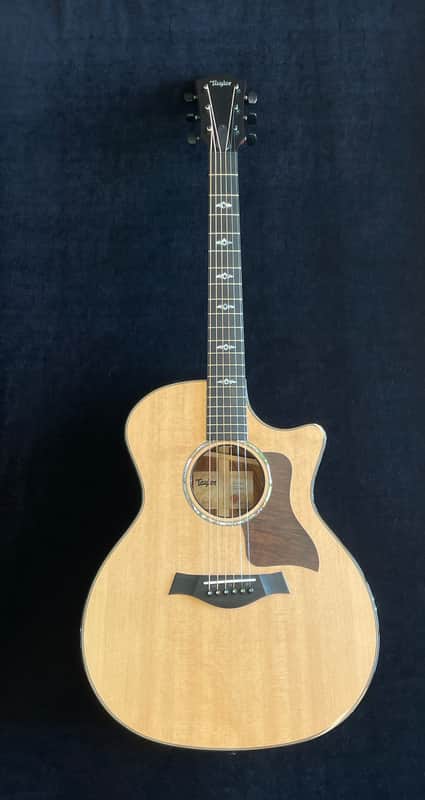 Mint Taylor Empire Select 714ce Figured Hawaiian Koa/Sitka Spruce, Ebony Binding image 1