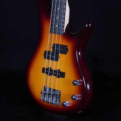Ibanez GSRM20 Mikro 4-String Bass, Brown Sunburst image 2